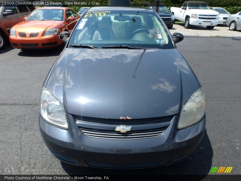 Slate Metallic / Gray 2009 Chevrolet Cobalt LS Coupe