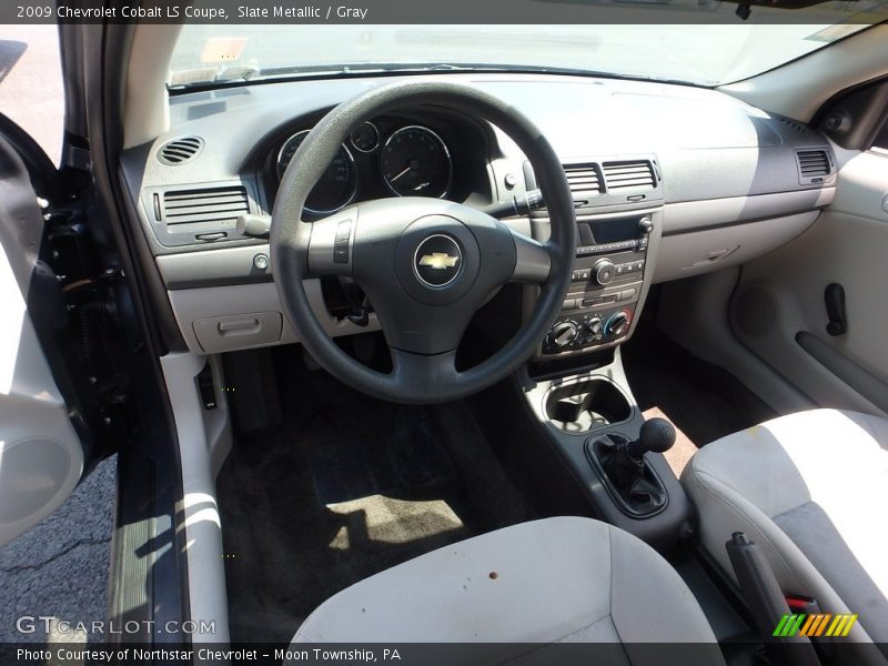 Slate Metallic / Gray 2009 Chevrolet Cobalt LS Coupe