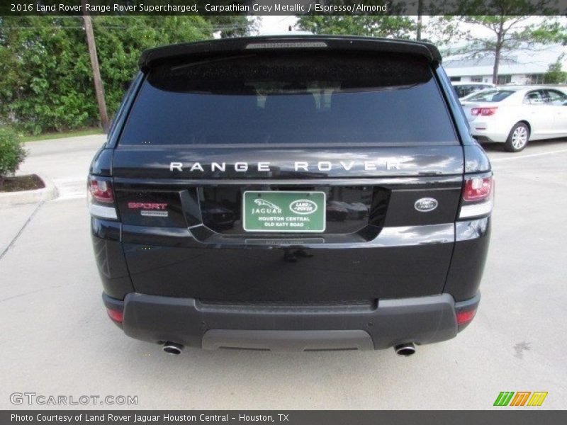 Carpathian Grey Metallic / Espresso/Almond 2016 Land Rover Range Rover Supercharged