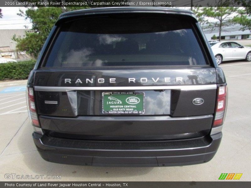 Carpathian Grey Metallic / Espresso/Almond 2016 Land Rover Range Rover Supercharged