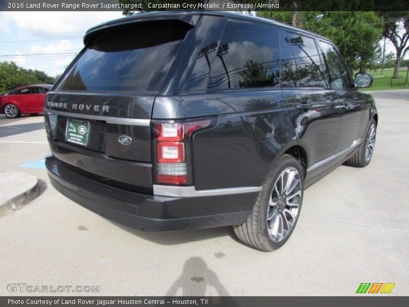 Carpathian Grey Metallic / Espresso/Almond 2016 Land Rover Range Rover Supercharged