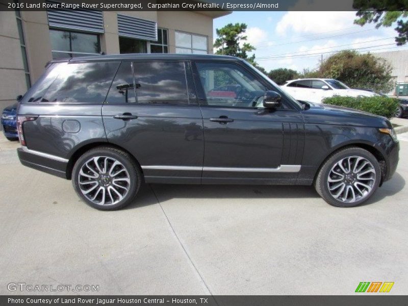 Carpathian Grey Metallic / Espresso/Almond 2016 Land Rover Range Rover Supercharged