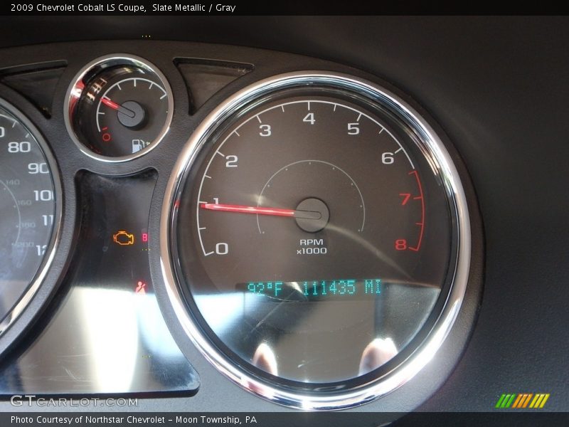 Slate Metallic / Gray 2009 Chevrolet Cobalt LS Coupe