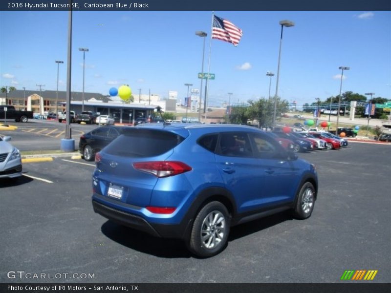 Caribbean Blue / Black 2016 Hyundai Tucson SE