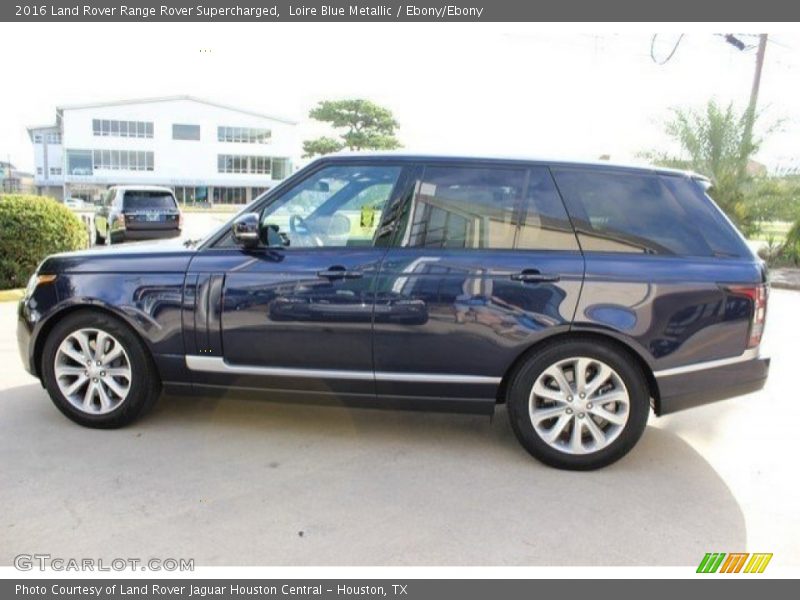 Loire Blue Metallic / Ebony/Ebony 2016 Land Rover Range Rover Supercharged