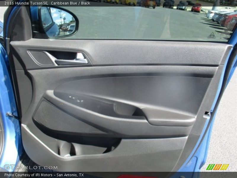 Caribbean Blue / Black 2016 Hyundai Tucson SE