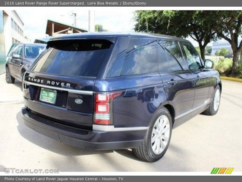 Loire Blue Metallic / Ebony/Ebony 2016 Land Rover Range Rover Supercharged