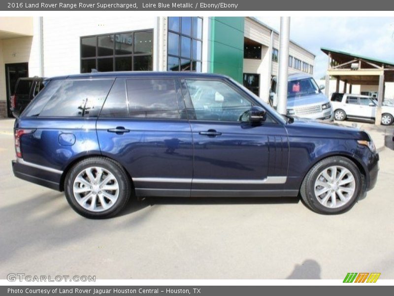 Loire Blue Metallic / Ebony/Ebony 2016 Land Rover Range Rover Supercharged