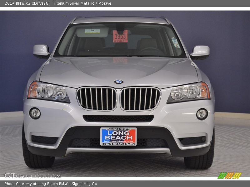 Titanium Silver Metallic / Mojave 2014 BMW X3 xDrive28i