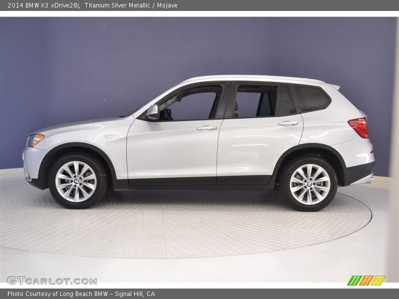 Titanium Silver Metallic / Mojave 2014 BMW X3 xDrive28i