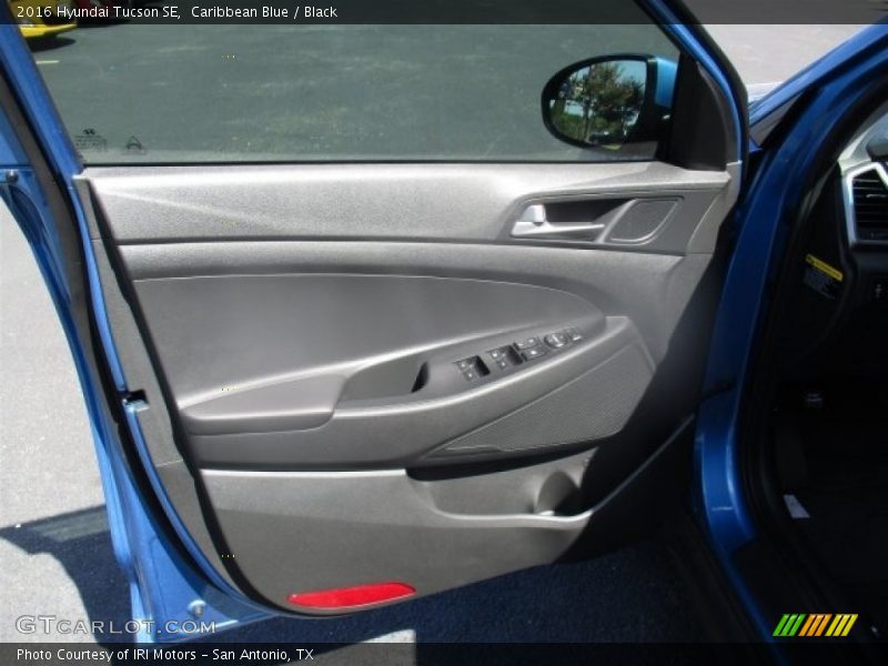 Caribbean Blue / Black 2016 Hyundai Tucson SE
