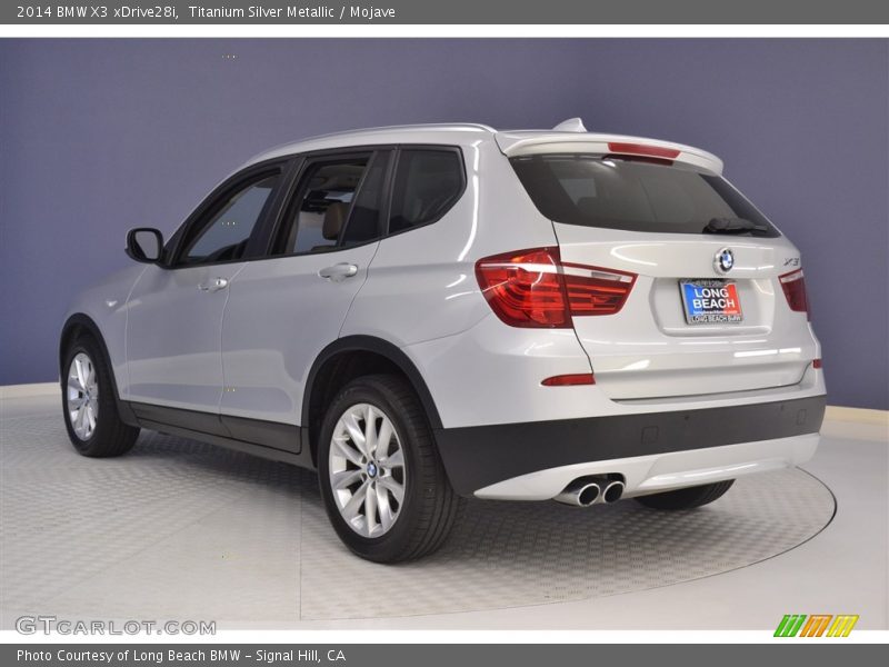 Titanium Silver Metallic / Mojave 2014 BMW X3 xDrive28i
