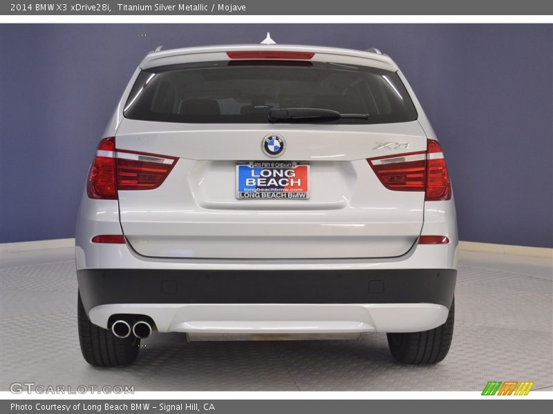 Titanium Silver Metallic / Mojave 2014 BMW X3 xDrive28i