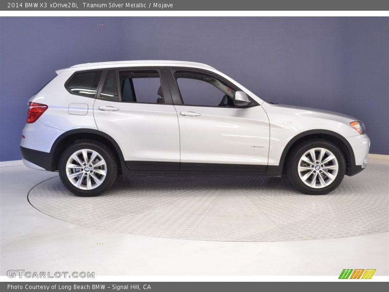 Titanium Silver Metallic / Mojave 2014 BMW X3 xDrive28i