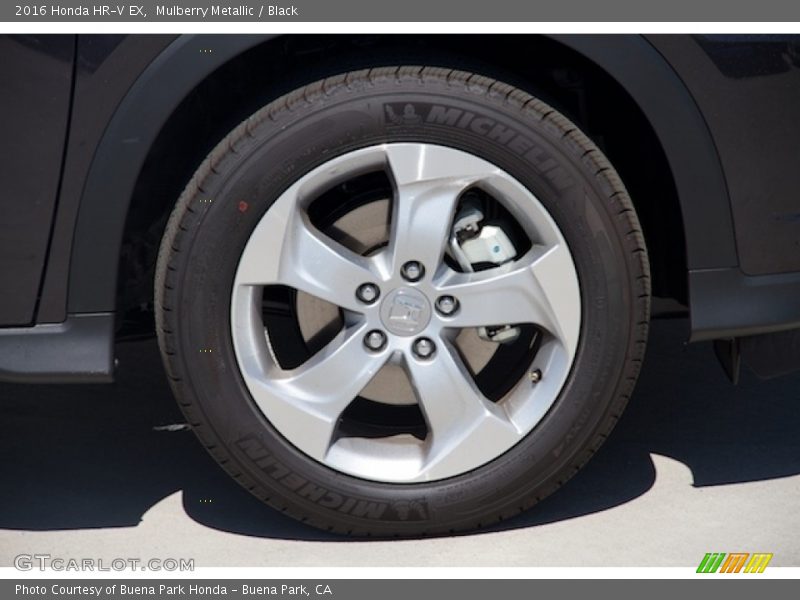 Mulberry Metallic / Black 2016 Honda HR-V EX