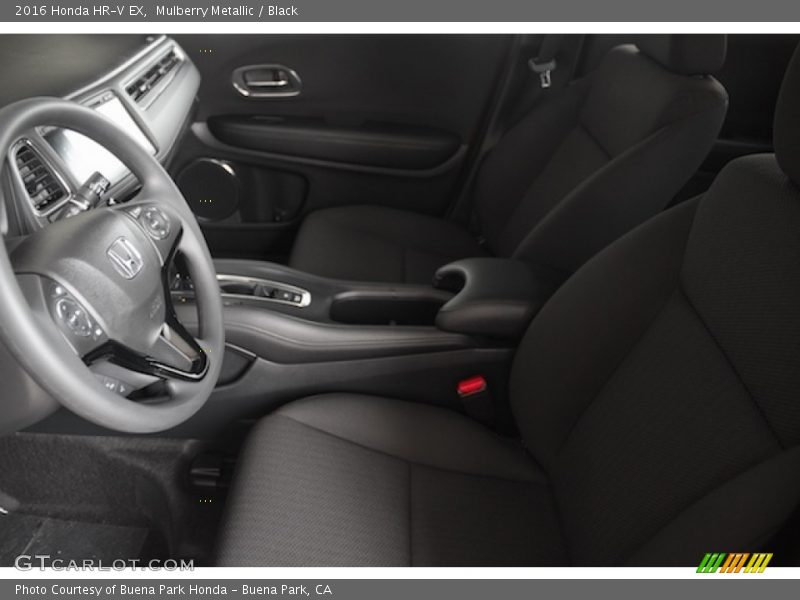 Mulberry Metallic / Black 2016 Honda HR-V EX