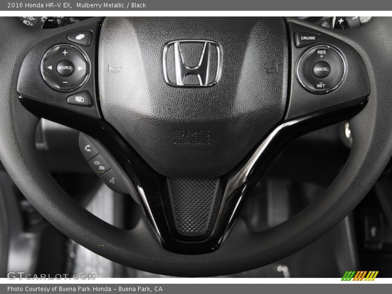 Mulberry Metallic / Black 2016 Honda HR-V EX