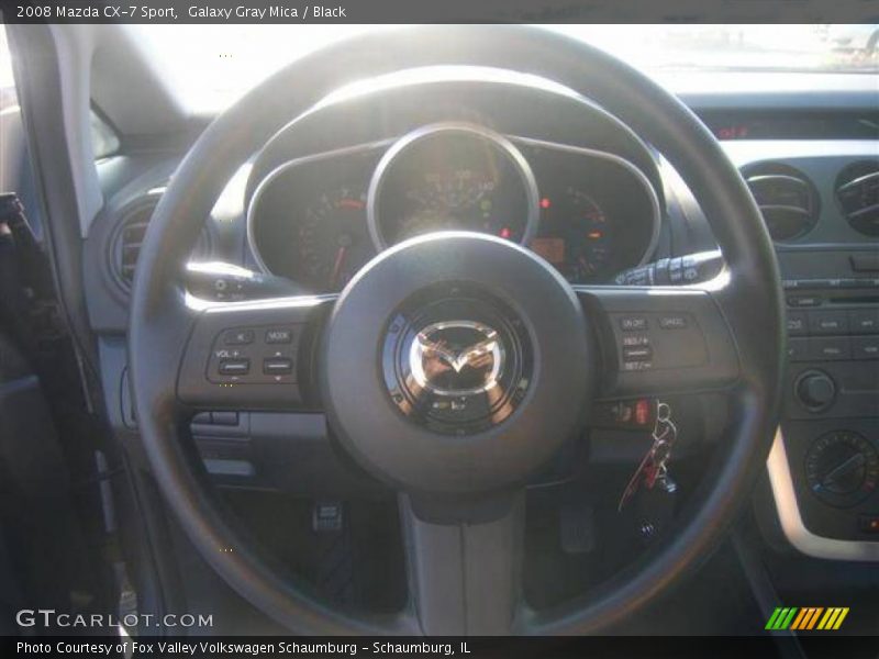 Galaxy Gray Mica / Black 2008 Mazda CX-7 Sport