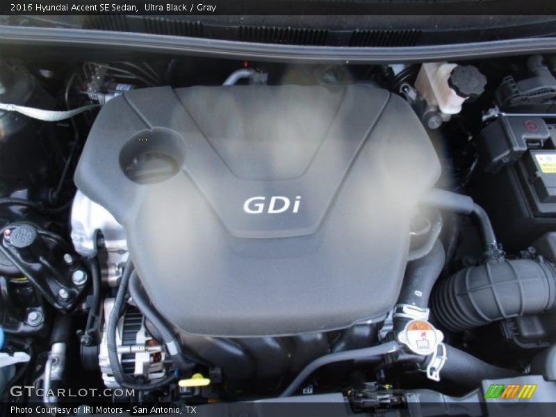 Ultra Black / Gray 2016 Hyundai Accent SE Sedan