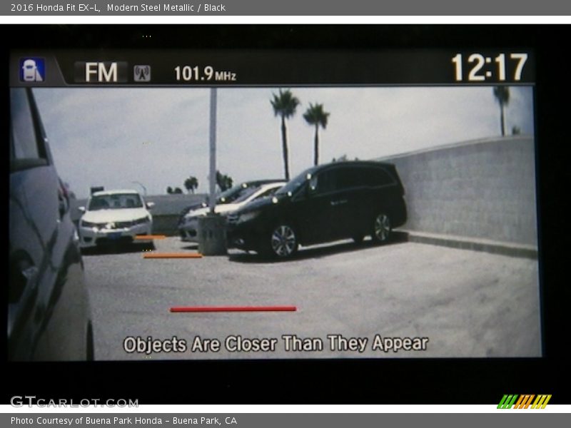 Modern Steel Metallic / Black 2016 Honda Fit EX-L