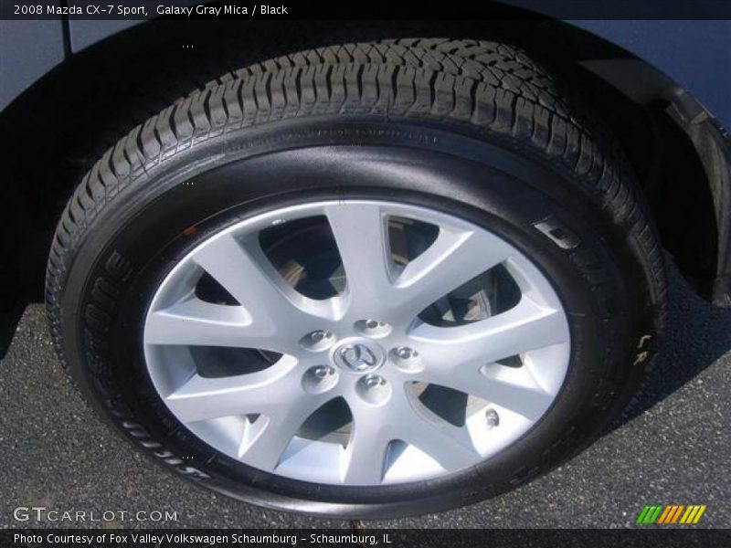 Galaxy Gray Mica / Black 2008 Mazda CX-7 Sport