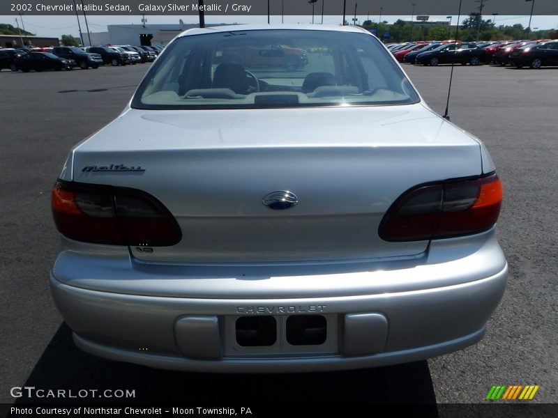 Galaxy Silver Metallic / Gray 2002 Chevrolet Malibu Sedan