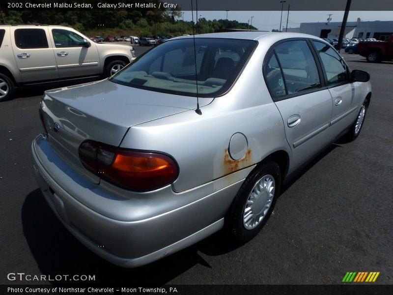 Galaxy Silver Metallic / Gray 2002 Chevrolet Malibu Sedan
