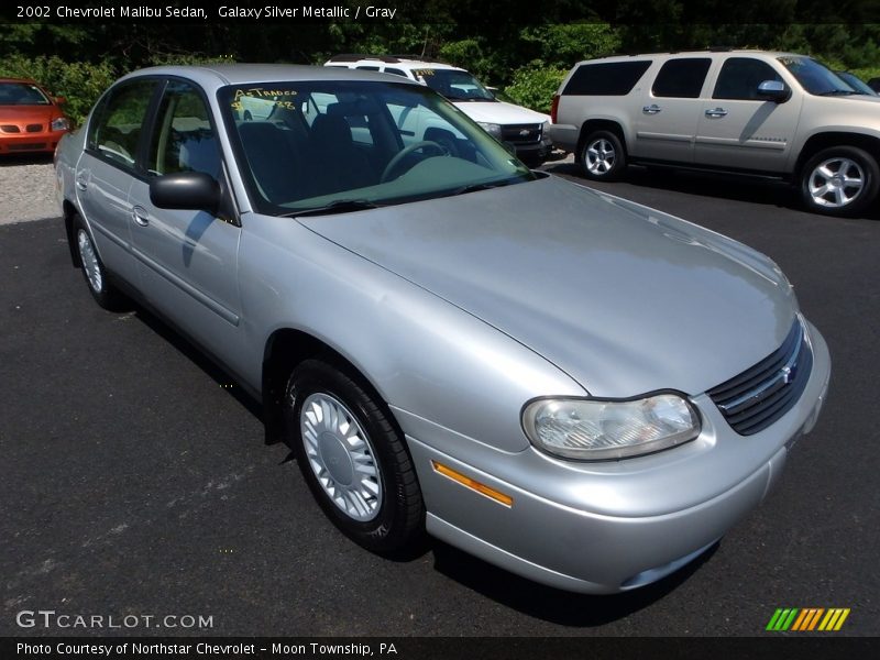 Galaxy Silver Metallic / Gray 2002 Chevrolet Malibu Sedan