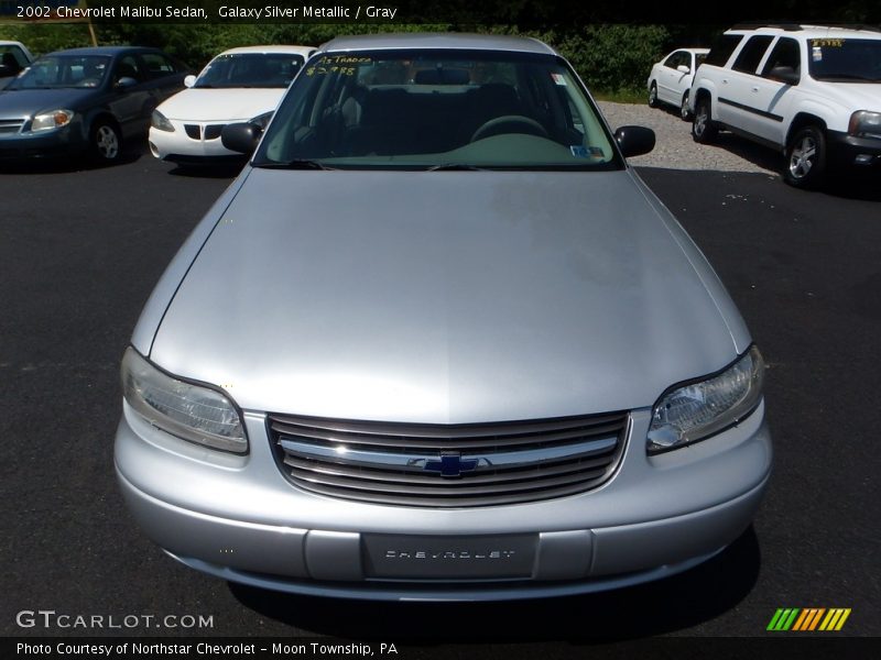 Galaxy Silver Metallic / Gray 2002 Chevrolet Malibu Sedan