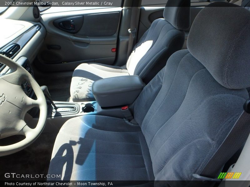 Galaxy Silver Metallic / Gray 2002 Chevrolet Malibu Sedan