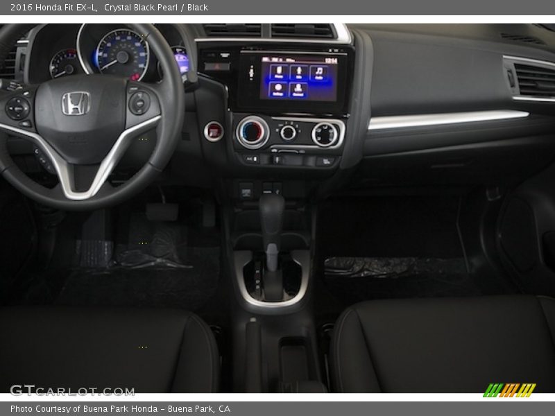 Crystal Black Pearl / Black 2016 Honda Fit EX-L