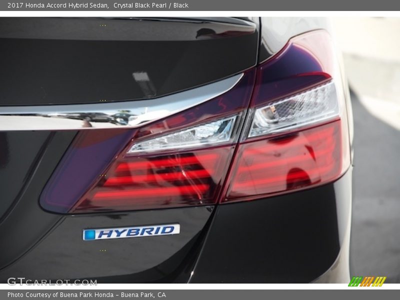 Crystal Black Pearl / Black 2017 Honda Accord Hybrid Sedan