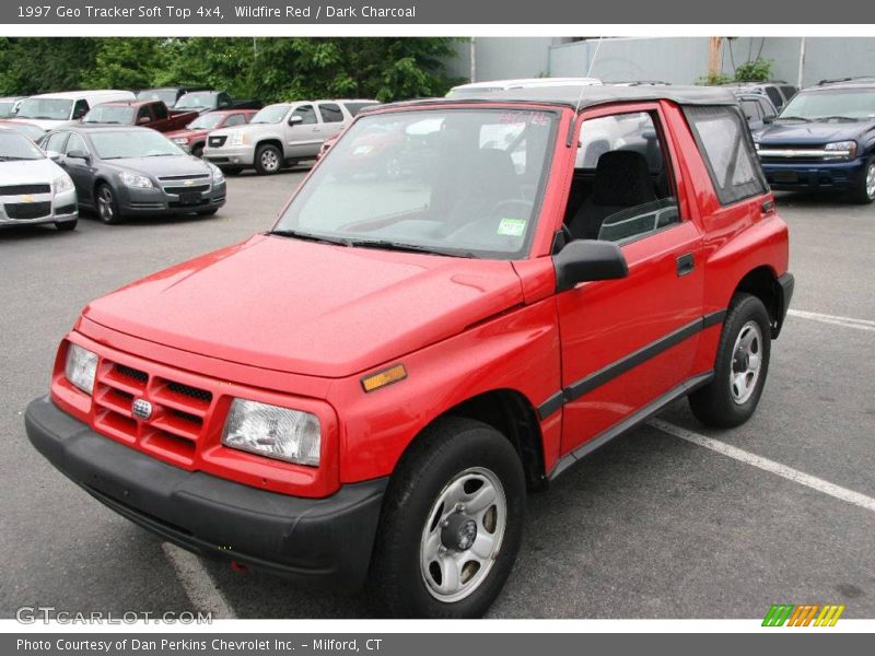 Front 3/4 View of 1997 Tracker Soft Top 4x4