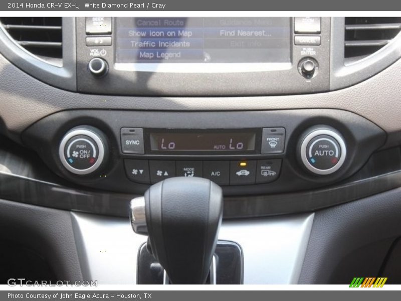 White Diamond Pearl / Gray 2014 Honda CR-V EX-L