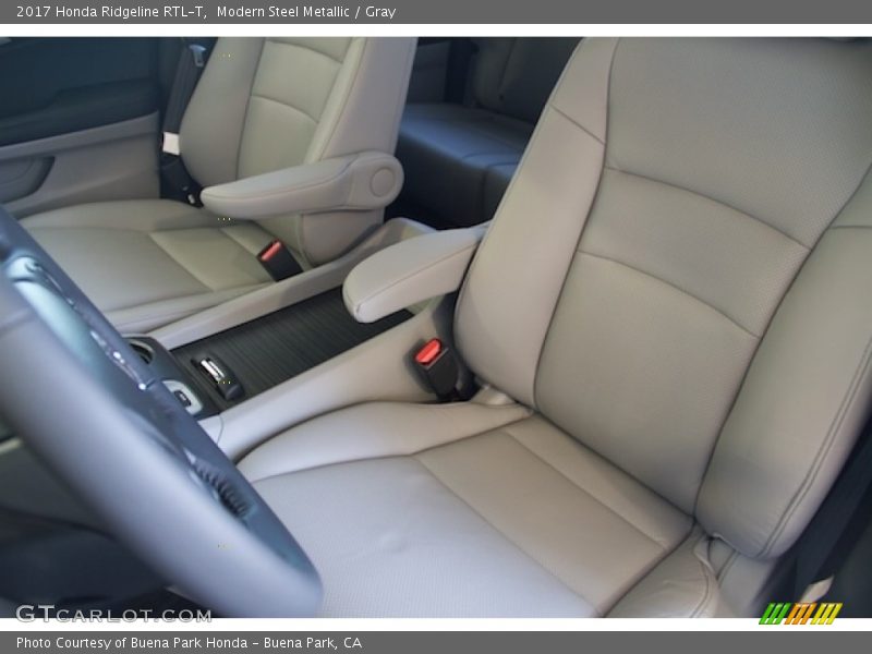 Modern Steel Metallic / Gray 2017 Honda Ridgeline RTL-T