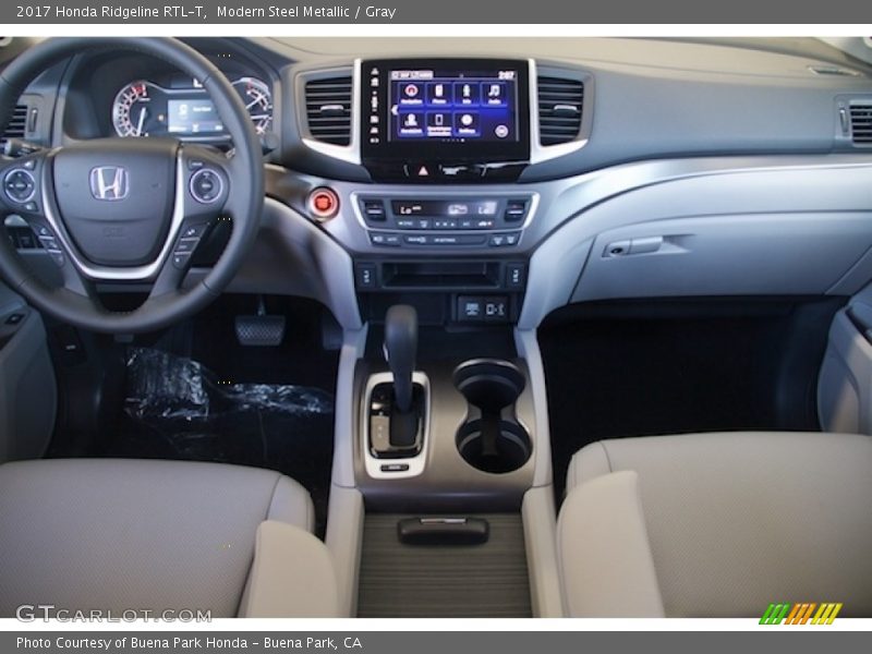 Modern Steel Metallic / Gray 2017 Honda Ridgeline RTL-T