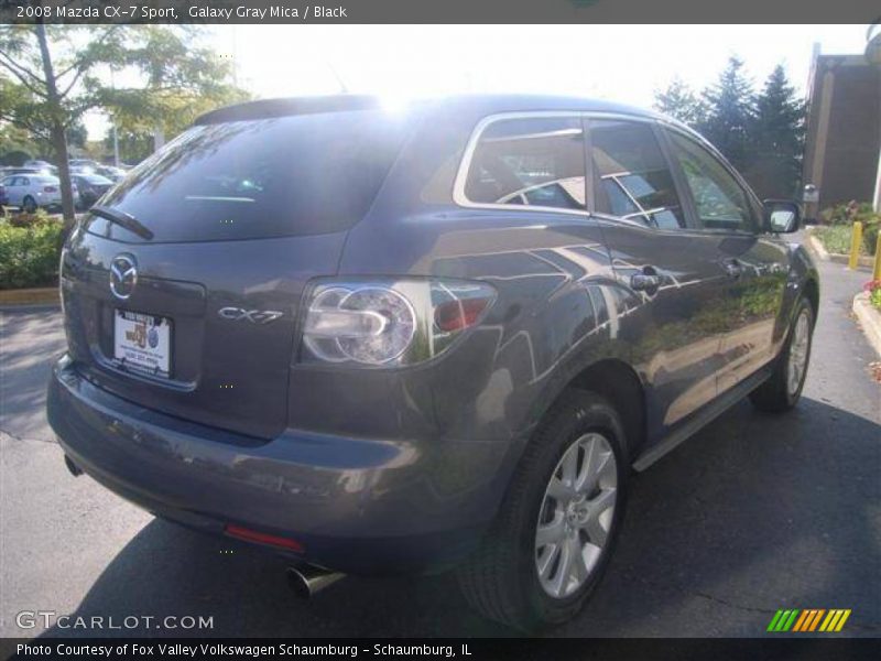 Galaxy Gray Mica / Black 2008 Mazda CX-7 Sport