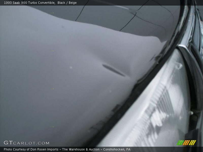 Black / Beige 1993 Saab 900 Turbo Convertible