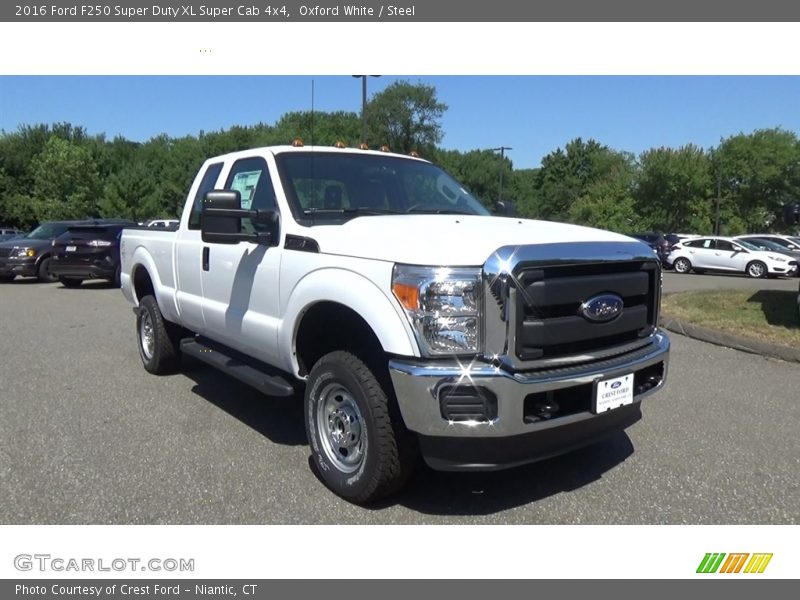 Oxford White / Steel 2016 Ford F250 Super Duty XL Super Cab 4x4