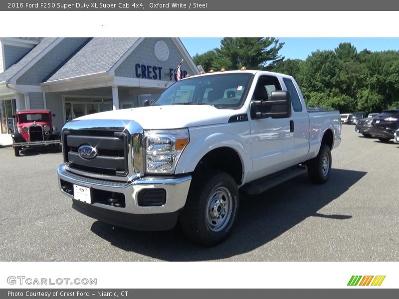 Oxford White / Steel 2016 Ford F250 Super Duty XL Super Cab 4x4