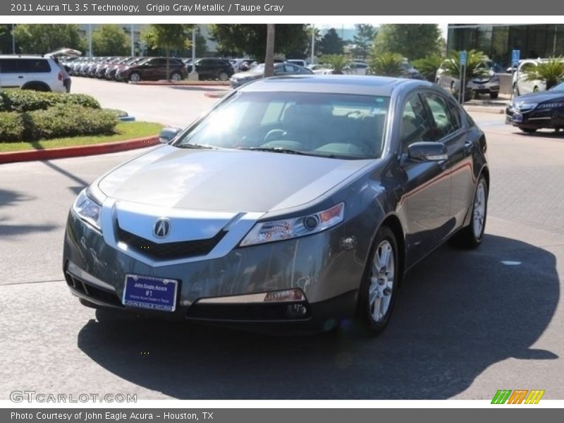 Grigio Gray Metallic / Taupe Gray 2011 Acura TL 3.5 Technology