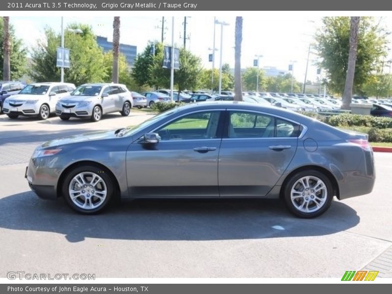 Grigio Gray Metallic / Taupe Gray 2011 Acura TL 3.5 Technology