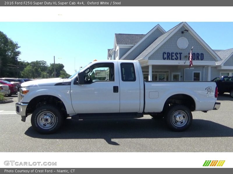 Oxford White / Steel 2016 Ford F250 Super Duty XL Super Cab 4x4