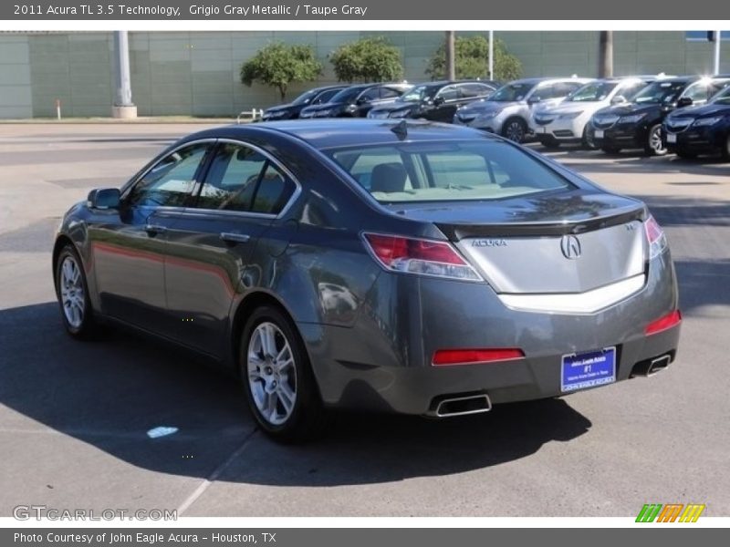 Grigio Gray Metallic / Taupe Gray 2011 Acura TL 3.5 Technology