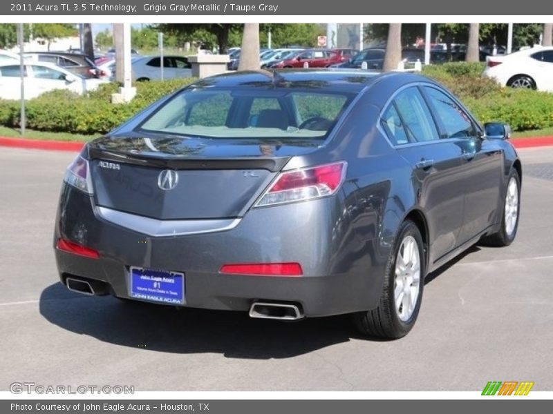 Grigio Gray Metallic / Taupe Gray 2011 Acura TL 3.5 Technology