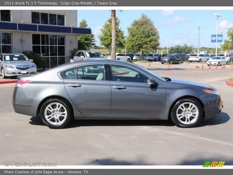 Grigio Gray Metallic / Taupe Gray 2011 Acura TL 3.5 Technology