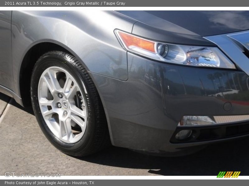 Grigio Gray Metallic / Taupe Gray 2011 Acura TL 3.5 Technology