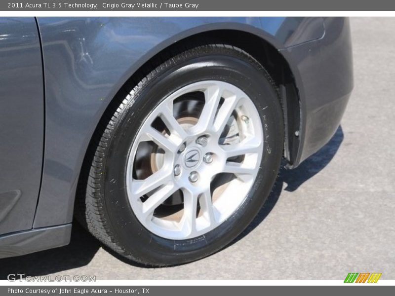 Grigio Gray Metallic / Taupe Gray 2011 Acura TL 3.5 Technology