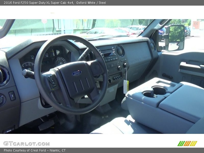 Oxford White / Steel 2016 Ford F250 Super Duty XL Super Cab 4x4