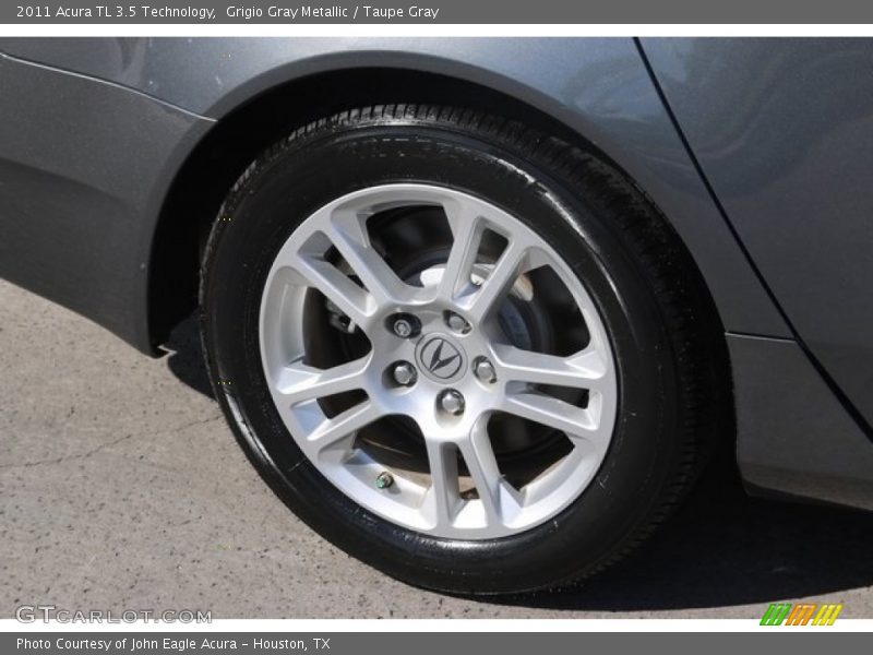 Grigio Gray Metallic / Taupe Gray 2011 Acura TL 3.5 Technology